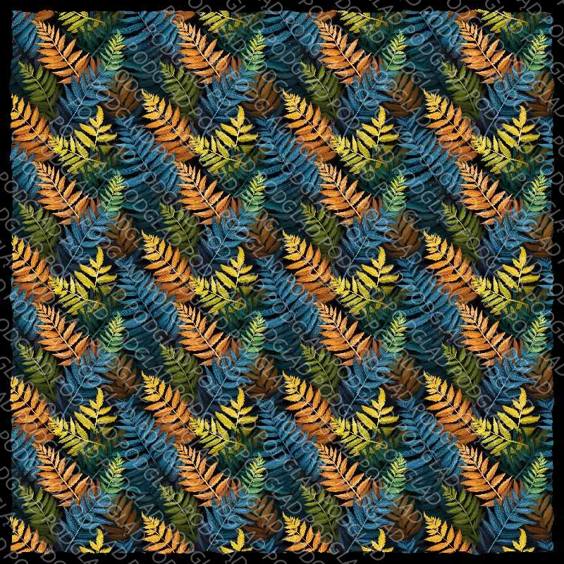 Oil-Paint Ferns